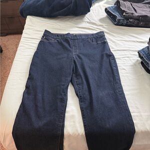 Kim Rogers Dark Blue Straight Leg Jeans